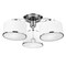 Cwi Lighting Frosted 3 Light Drum Shade Flush Mount With Chrome Finish 5479C24C-3 - alternate 6